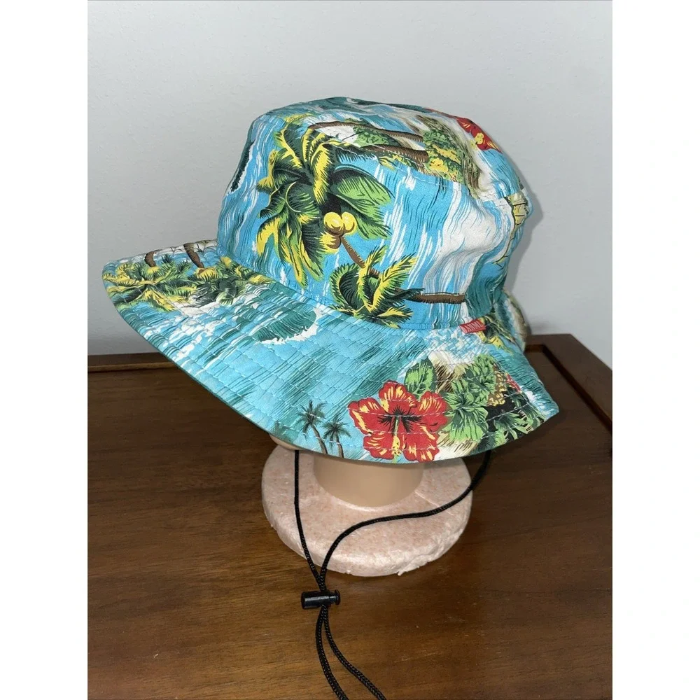 Animal‎ House Bucket Hat Hawaiana Print Hawaii OSFM